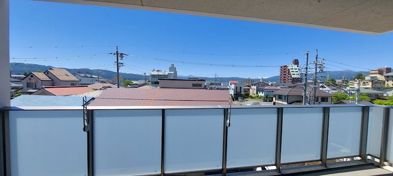 ポレスター諏訪プレミアムレジデンス バルコニーからの眺望
