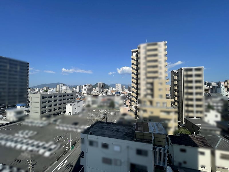 ソシオ宇品 見晴らしの良い東向きのバルコニーです！