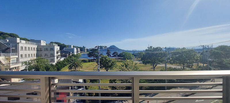 ポレスター宇品海岸ハーバービュー バルコニーより